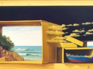 La Colchide - olio su tela (200x90) - 2000