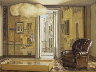 Dissimilazione, olio su tela (40x50) - 2024