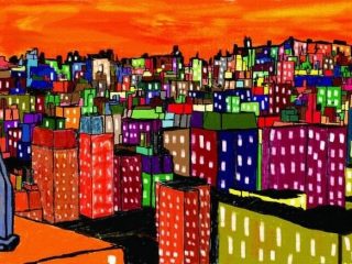 POmeriggio, pittura Digitale 