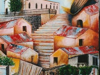 SCORCIO DI PAESE

Olio su Tela    cm. 60x80
