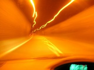 on the orange