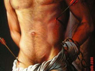 San Sebastiano (particolare)
olio su tela
100/50cm
Collezione privata,Torino,Italia
2009