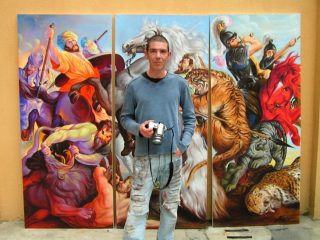 The Tiger Hunt by Ilian Rachov
