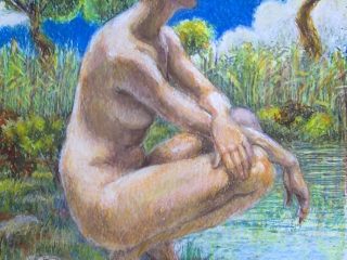 On the Pond
Pastello ad olio su carta cm.35x45 