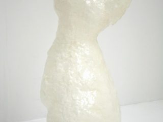 Unite.Reborn/ So light
2009
plaster, resin, gloss, pigeon feather
(work in private collection)