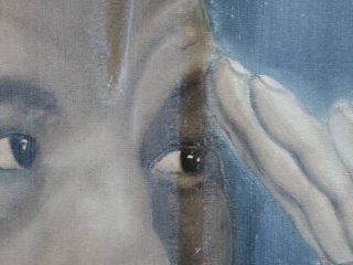 olio su tela  -particolare-