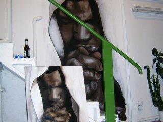 acrilico su parete 200x140