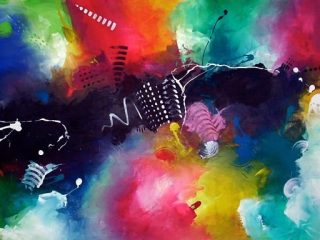 Excape. Acrilic on canvas 60×110x3 Cm. Available