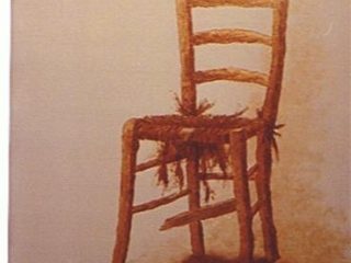 La sedia spagliata.
Olio su tela (40x50)