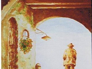 I vicoli.
Olio su tela (40x50)