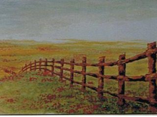 Dalla terra al cielo.
Olio su tela (40x80)