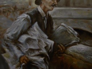 Lo strillone
olio su tela 50x70 cm