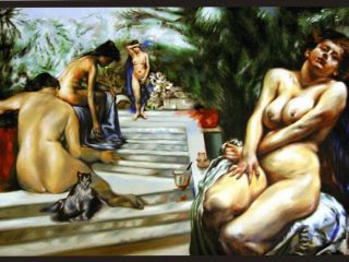 Donne di Corinth
150x100 olio su tela