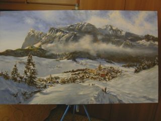 olio su tela
120x70 cm