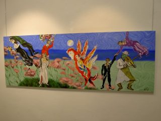 Sognando Chagall
150x40 cm
olio su tela
