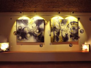 Esposizione Lino di Vinci _ cantina