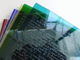 Il libro di vetro "Psicotattiche di fragilità, forza e altri materiali umani" Particolare