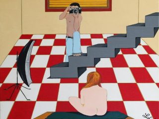 Acrilico su tela cm 70X70.