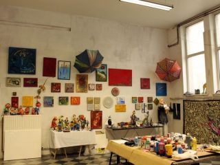Il mio studio d'artista à bruxelles