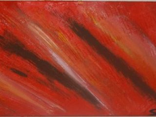 terra 40x80, acrilico e tecnica mista