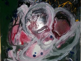 è come dopo una fatica 50x50, smalto su tavola