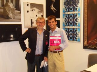 il critico/giornalista Roberto Mutti presso il nostro Stand al MIA 2011