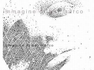 Città scomposta 3845, 38x30cm china su carta, 2011 di Marco Baj