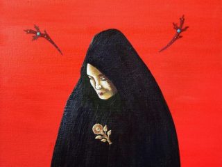 Tela 40x30. Disponibile alla vendita.
"Psyche".
...costume sardo da vedova.
