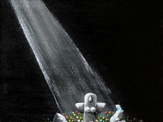 Tela 24x30. Venduto.
Ispirato alla figura della Dea Madre, simbolo della Natura che premia gli uomini che la rispettano e si vendica contro coloro che la danneggiano.

Per vedere tutti i dettagli, scarica la foto tramite il tasto sulla tua destra:
"Sca