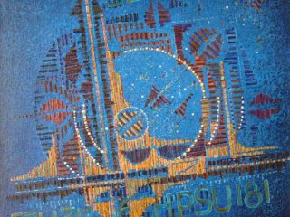 Cinquantaduesima strada 2001, t.m. su tela cm 38x38