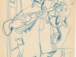Afro Basaldella, Suonatore di mandolino, 1946