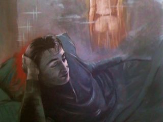 Donatella Calì 'uomo che dorme.