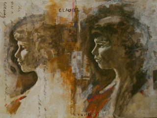 ode aan Claudel   150x100cm.