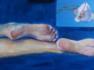 "Analogie" olio su tela 80x40