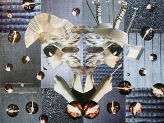 UNA? - tecnica mista su tela - cm 80x80