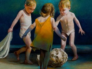 Alessandro svelato CM 80X90 OLIO SU TELA