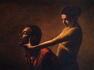 GIUDITTA - olio su tela cm 80x90