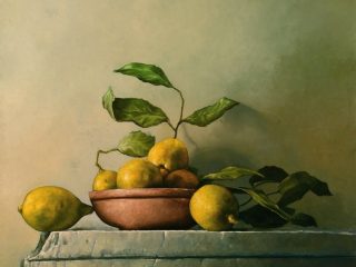 ALTARE 1 CM 50X50 OLIO SU TELA