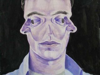 \"Febbraio 1996\" .   Acrilico su tela. Anno 1996   