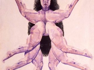 \"Simmetria\" Acrilico su tavola. Anno 1994.