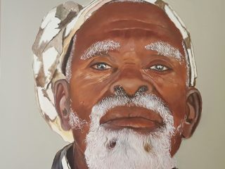 Il cacciatore- Olio su tela - 70 x 70