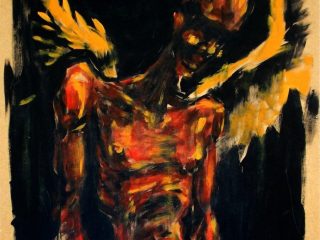 ANGELO...acrilico su legno...2004