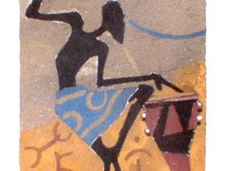 DJEMBEE'...sabbia su tela...2003
