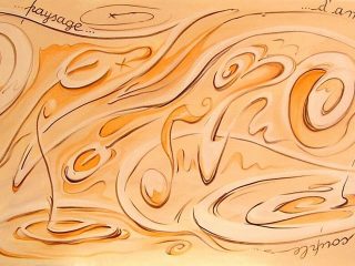 PAYSAGE D' AMOUR...acrilico su tela...2006