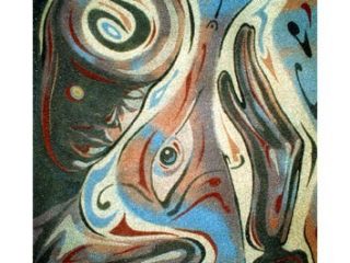 SOGNONOTTE...sabbia su tela...2003