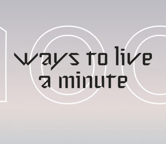 100 Ways to Live a Minute (evento online)