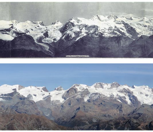 L’Adieu des glaciers: ricerca fotografica e scientifica. Il Monte Rosa
