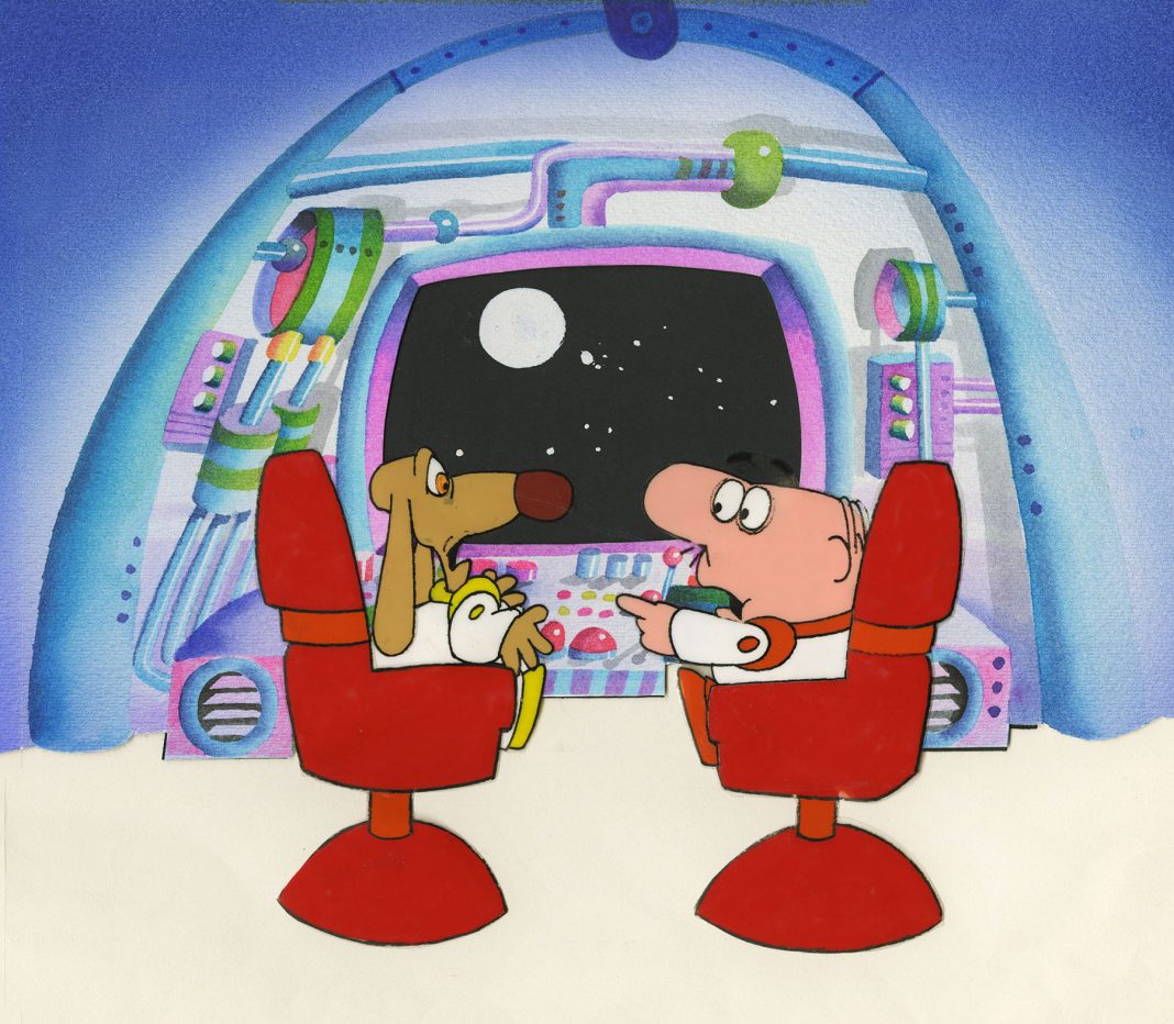 Super / Bruno Bozzettohttps://www.exibart.com/repository/media/formidable/11/Bozzetto_Signor-Rossi-e-Gastone-1977-1068x932.jpg