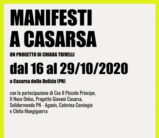 Chiara Trivelli – Manifesti a Casarsa