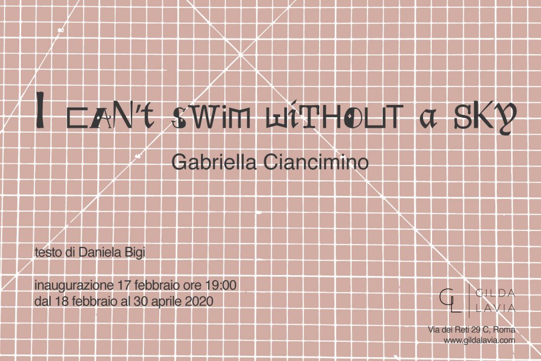 Gabriella Ciancimino – I can’t swim without a skyhttps://www.exibart.com/repository/media/formidable/11/I-cant-swim-without-a-sky_ITA-1068x713.jpg